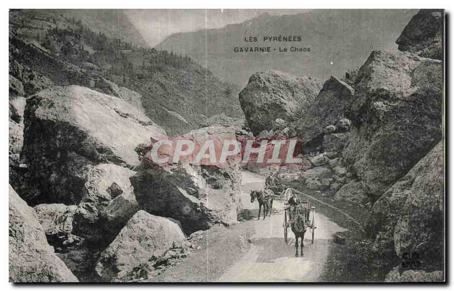 Gavarnie - Le Chaos — Les Pyrénées — éditeur inconnu, n° de série 65