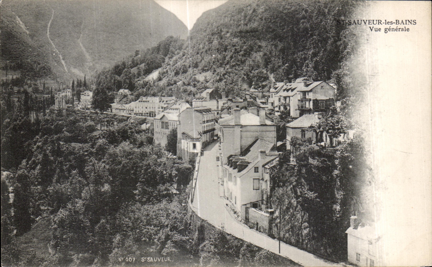 St-Sauveur-les-Bains — Vue générale — S. Sauveur, N° 607