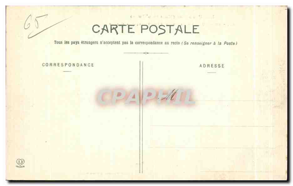 Chapelle de Pène-Taillade à Cadéac — Les Pyrénées (Vallée d'Aure) — Phototypie Labouche Frères Toulouse — Reverso