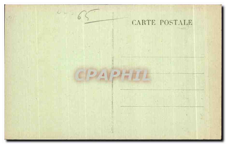Tarbes — Grande Allée des Gartens Mascey und Pic du Midi (2.877) — Rückseite