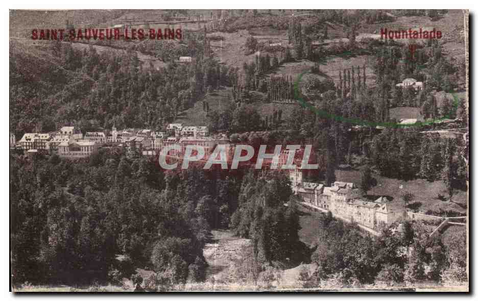 CPA Saint Sauveur Les Bains Hountalade