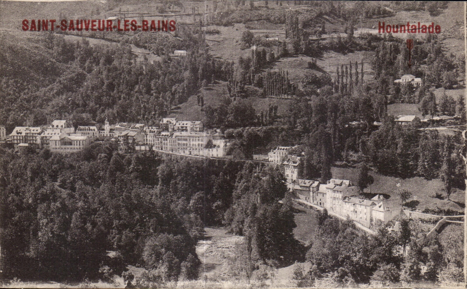 CPA Saint Sauveur Les Bains Hountalade