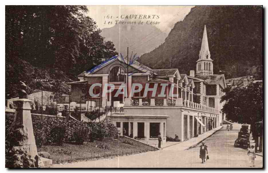Cauterets — Les Thermes de César — éditeur non identifié, n° de série 161