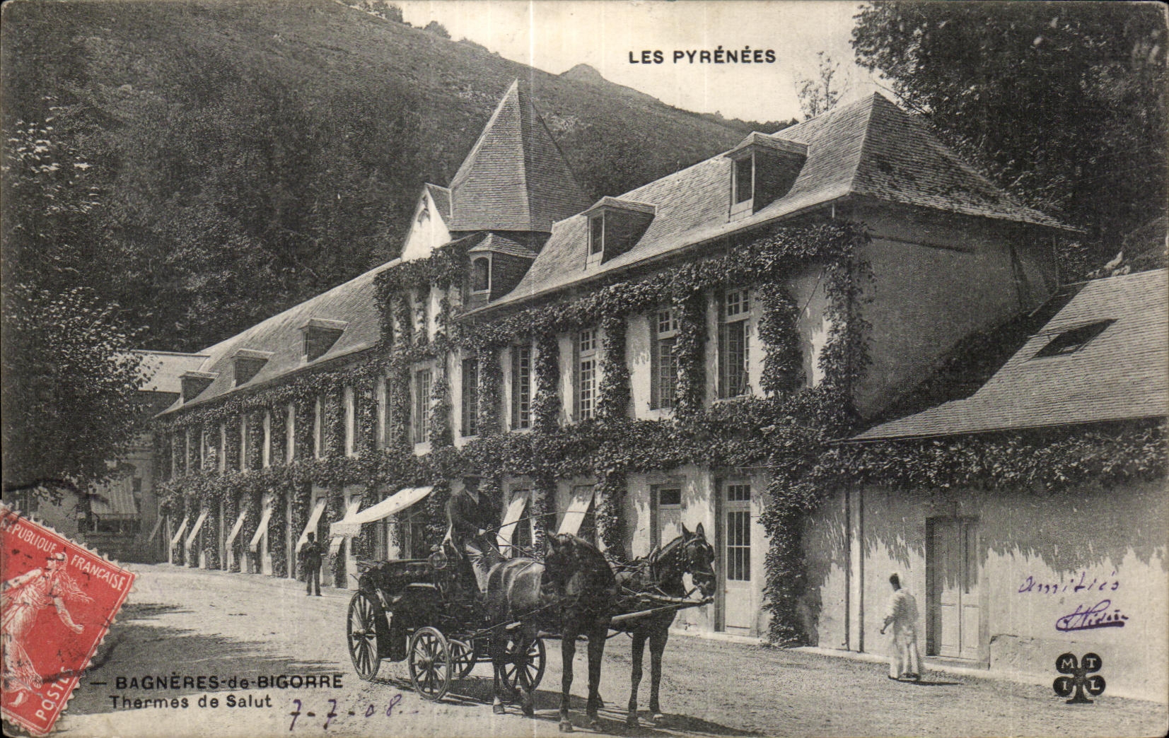 Bagnères-de-Bigorre — Thermes de Salut — Verlag M.T. & Cie