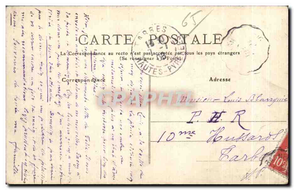 Bagnères-de-Bigorre — Thermes de Salut — Verlag M.T. & Cie — Rückseite