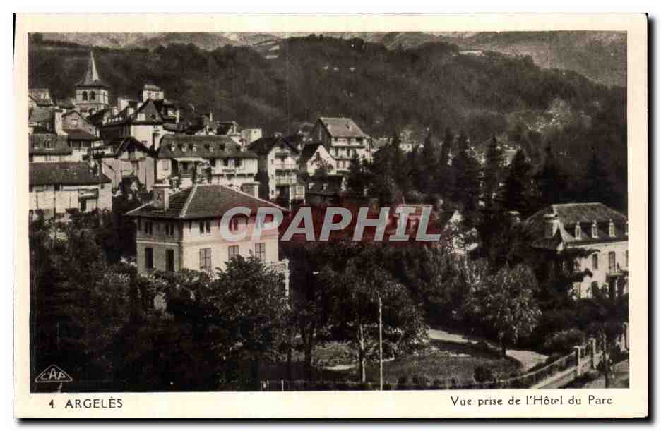 Argelès — Blick vom Hôtel du Parc — CAP