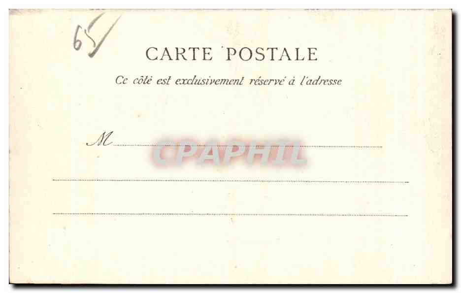 CPA Lourdes Disposition des Maladas — Verso