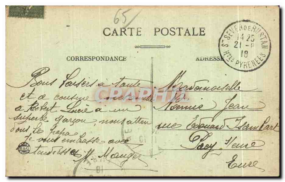 CPA Gavarnie L Hotel de Vignemale — Verso