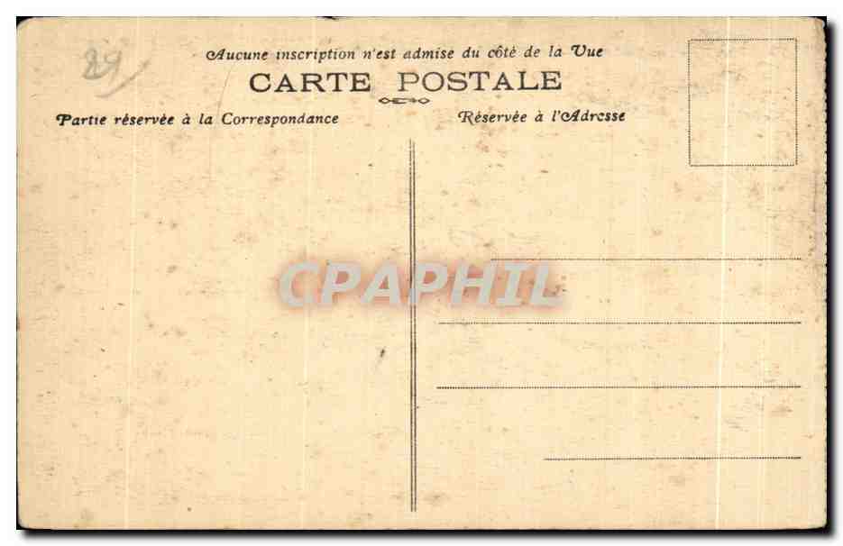 CPA Pres la Chapelle de ce nom (Environs de Quimper) Calvaire de Kerdevot — Rückseite