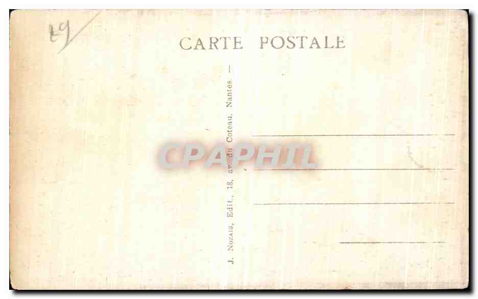 CPA Quimper Le Grand Portail de la Cathedrale — Rückseite