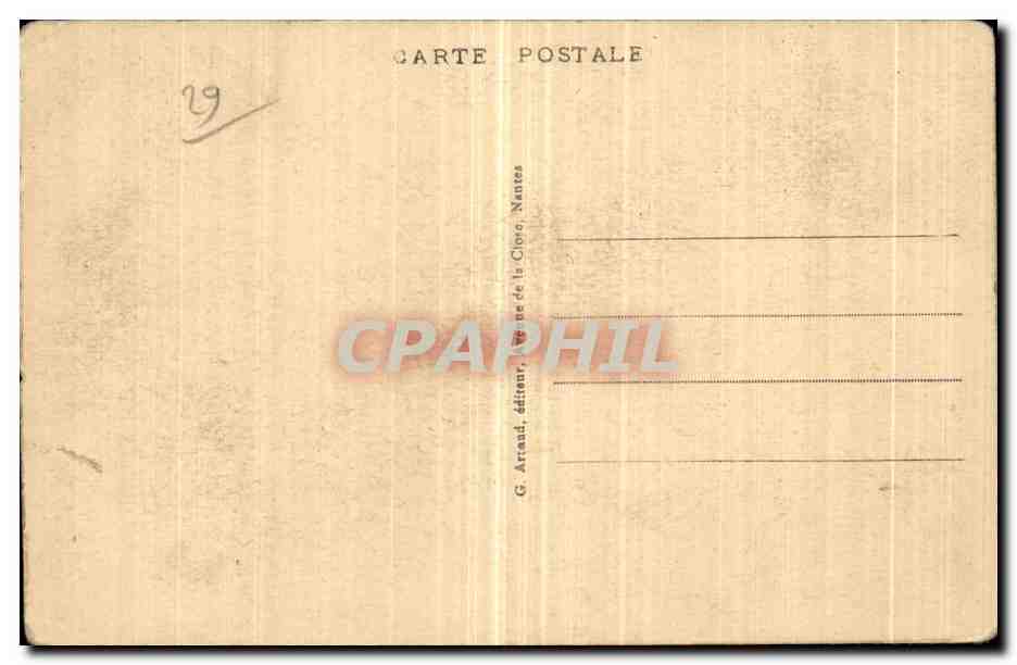 CPA Quimper Le Portail de la Cathedrale Style gothique rayonnant — Reverso
