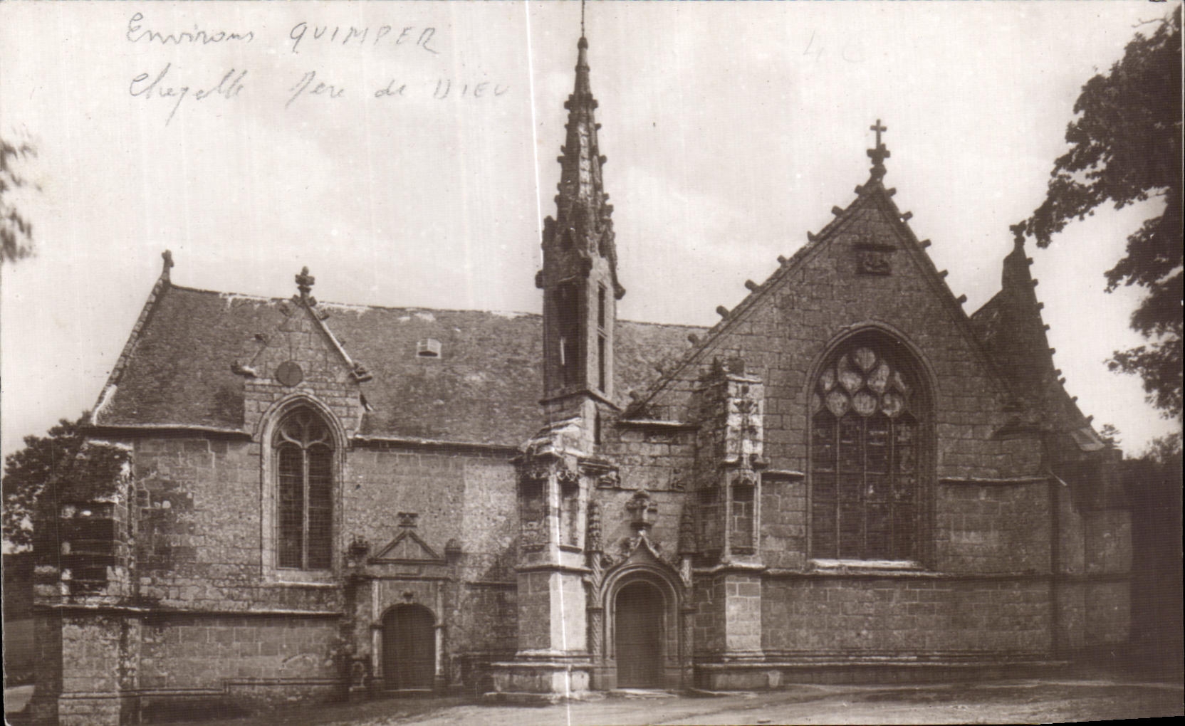 CPA Environs De Quimper Chapelle De La Mere De Dieu