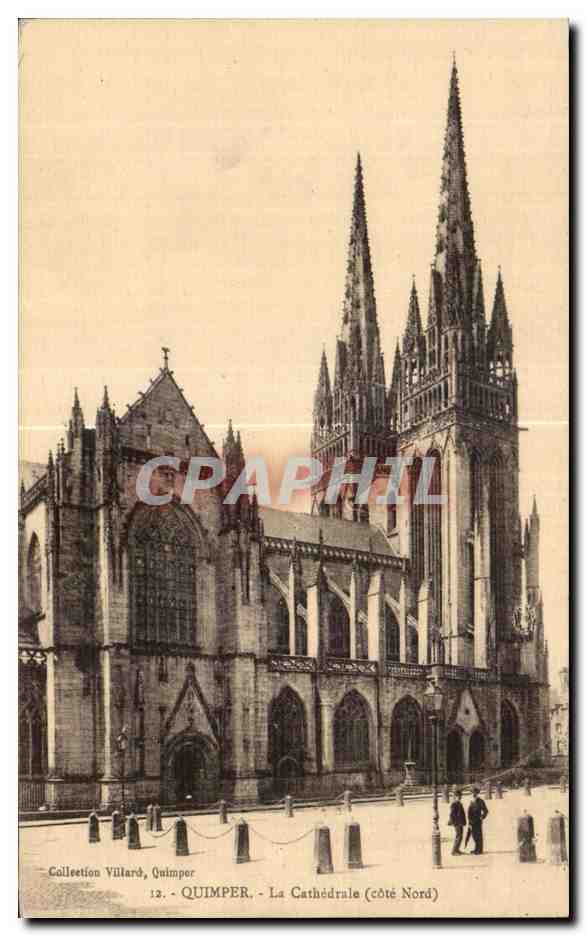 CPA Quimper La Cathedrale (Cote Nord)