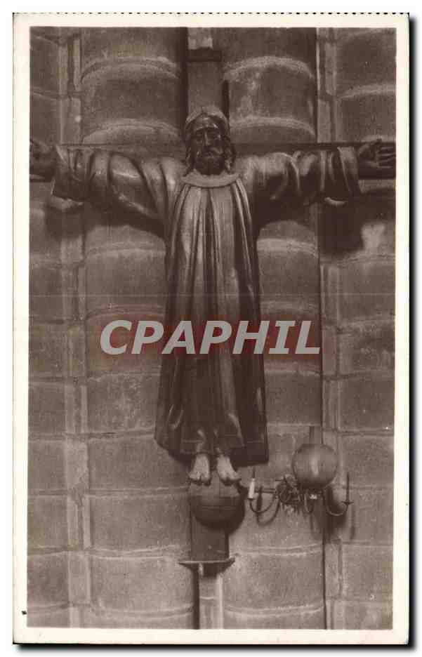 CPA Quimperle Eglise Sainte Croix Christ en Robe