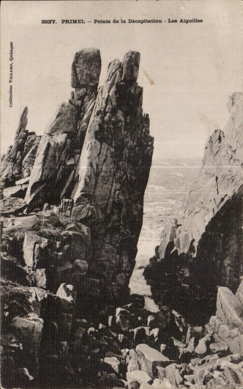 Primel — Pointe de la Décapitation — Les Aiguilles — Collection Villard, Quimper