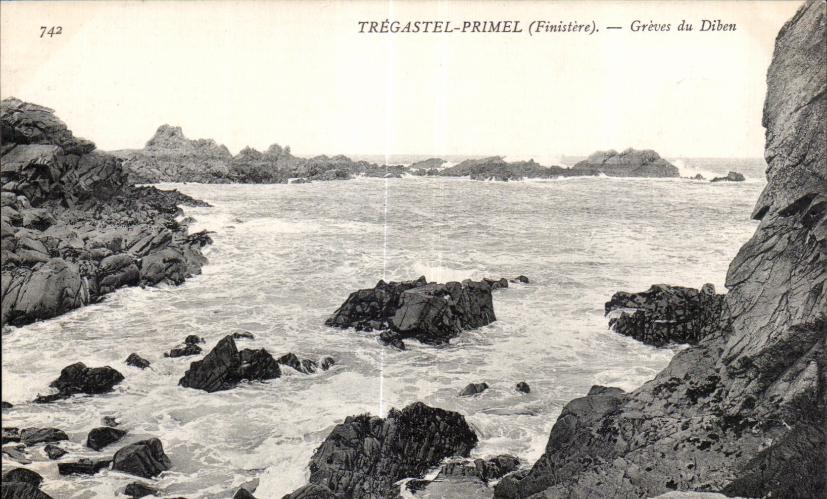 Trégastel-Primel (Finistère) — Grèves du Diben — Éditeur non identifié, n° 742