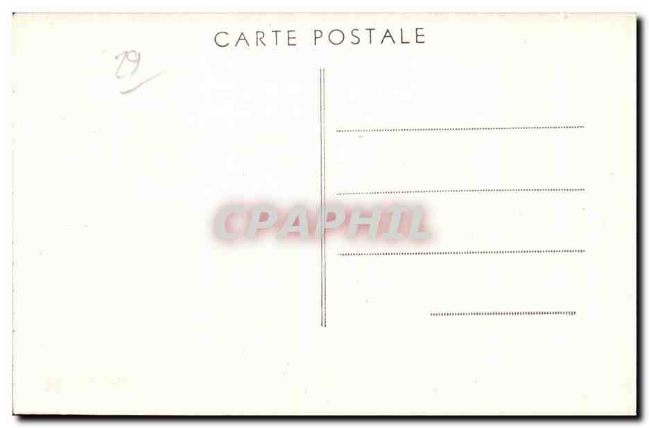 Primel-Trégastel (Finistère) — Effet de vagues à l'entrée du Gouffre — Coll. Choquer-Lavergne — Verso