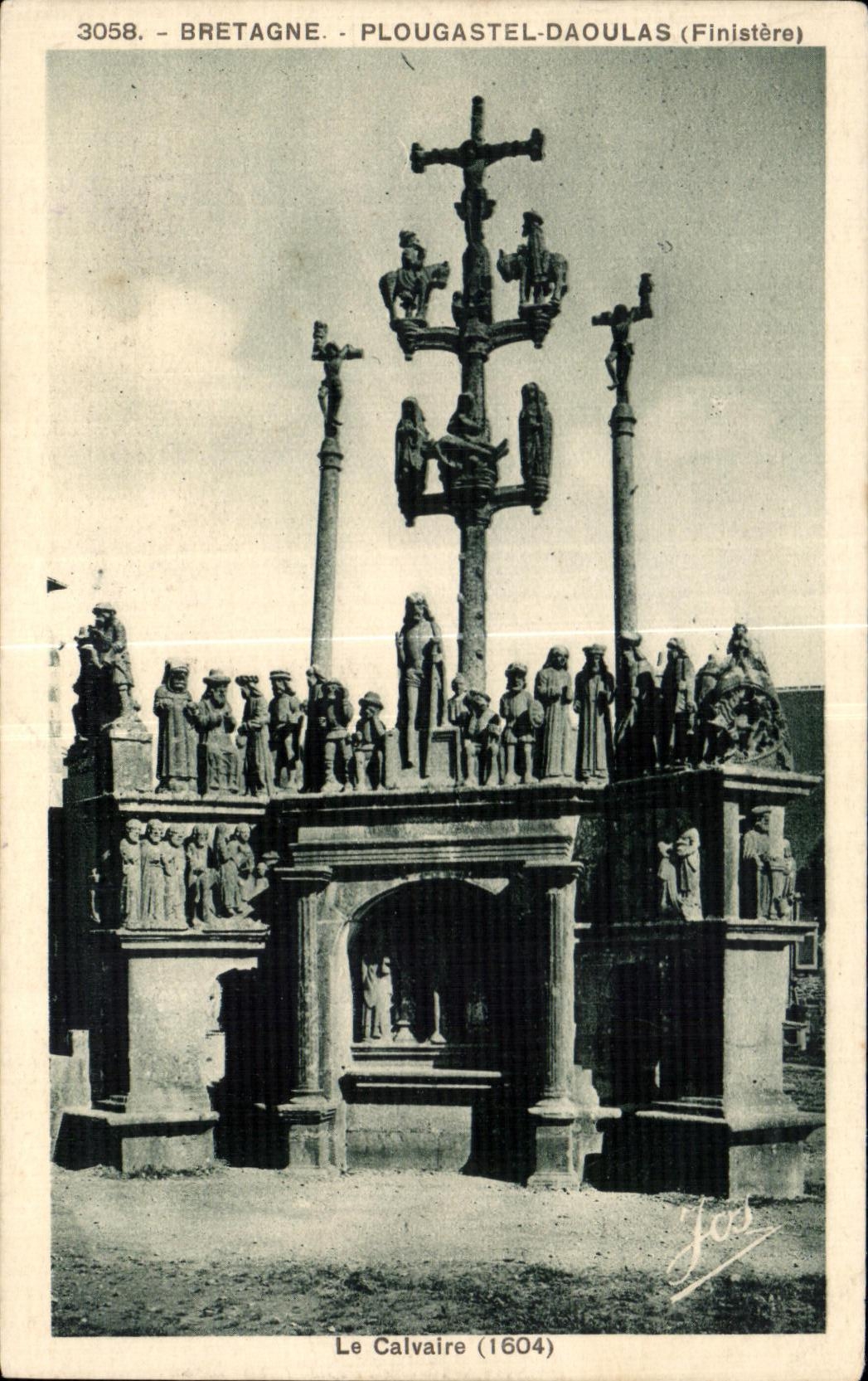 CPA Bretagne Plougastel Daoulas (Finistere) le calvaire