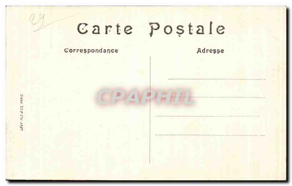 CPA Environs De Brest Le Passage Les Rochers de I Imperatrice — Rückseite