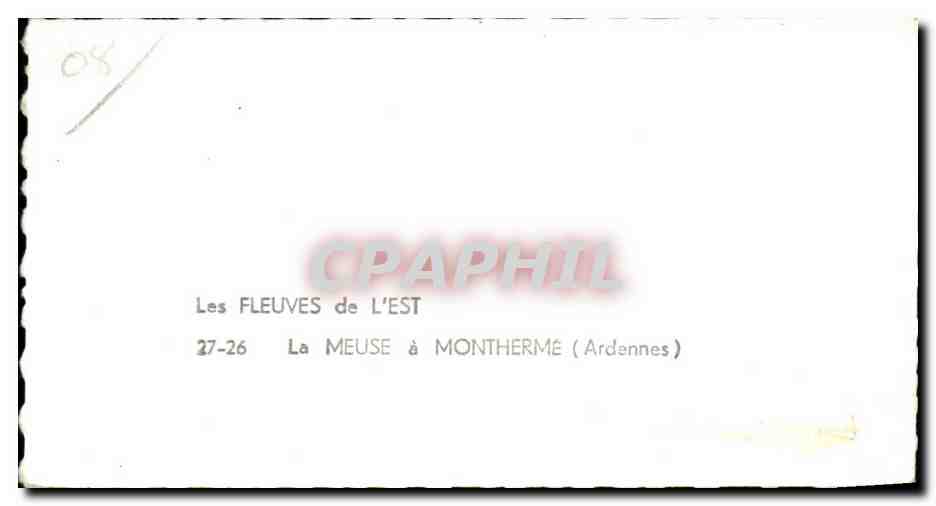 La Meuse à Monthermé — Ardennes — éditeur LAPIE, n° 27-26 — Reverso