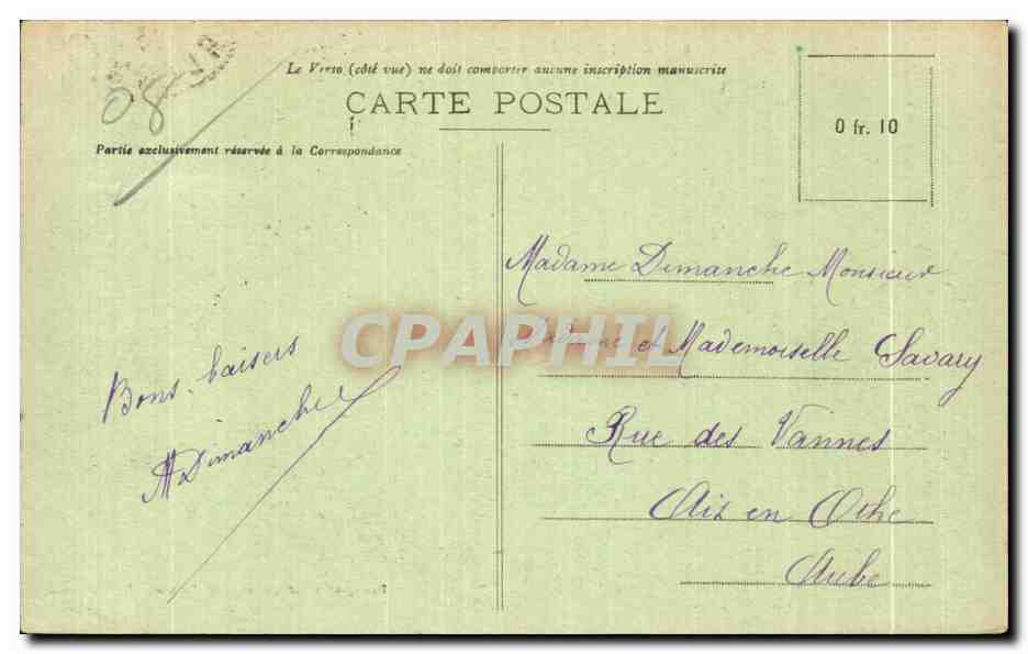CPA Montherme (Ardennes) La Meuse canalisee — Rückseite