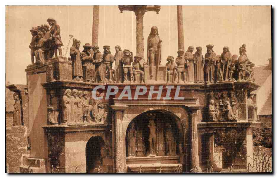 CPA Plougastel Daoulas Calvaire de 1602 (Cote onest) 