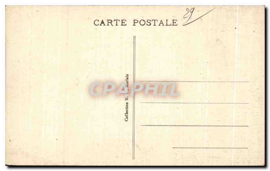CPA Morlaix (Finistere) Vue generale prise du Viaduc — Rückseite
