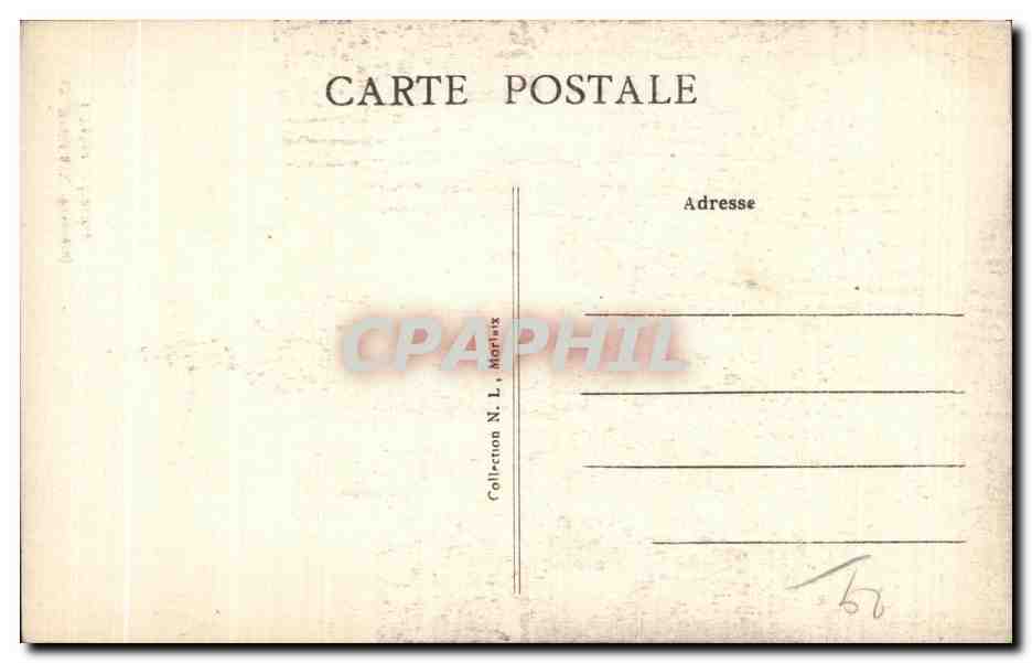 CPA Morlaix (Finistere) L Eglise St Melaine — Rückseite