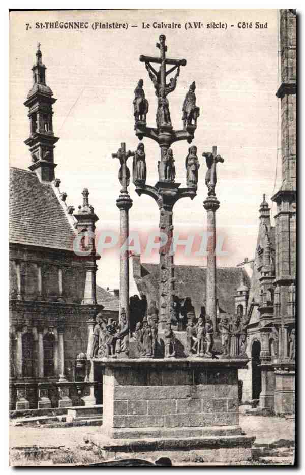 CPA St Thegonnec (Finistere) Le Calvaire (XVI siecle) Cote Sud