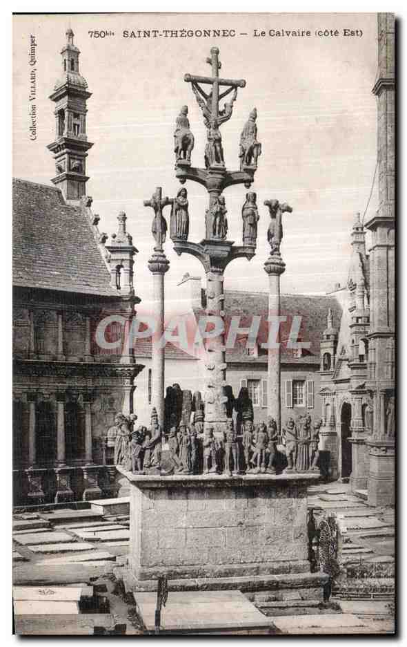 CPA Saint Thegonnec Le Calvaire (cote Est)