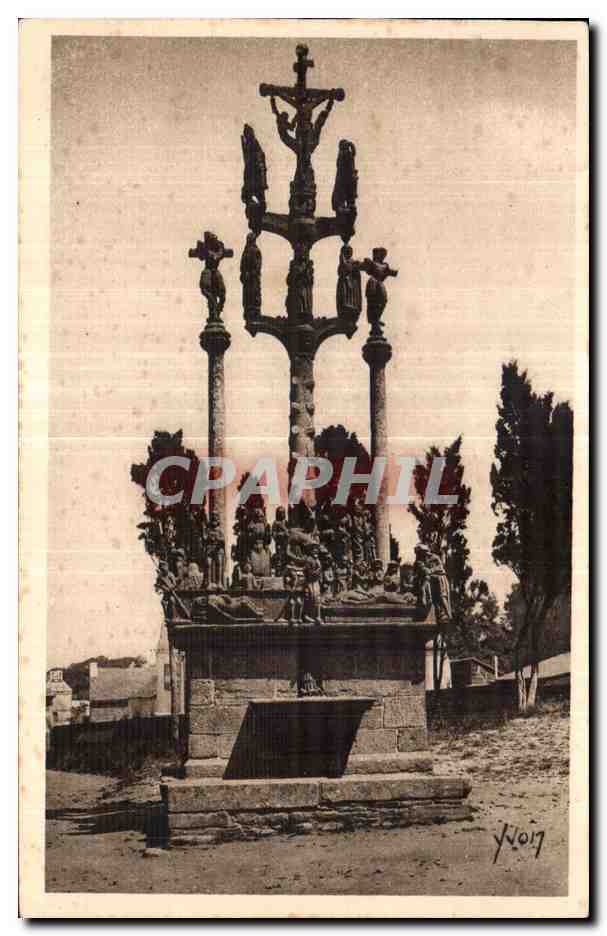 CPA Bretagne St Thegonnec (Finistere) Le Calvaire cote Nord