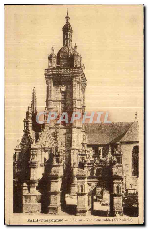 CPA Saint Thegonnec L Eglise Vue d ensemble (XVI sicele)