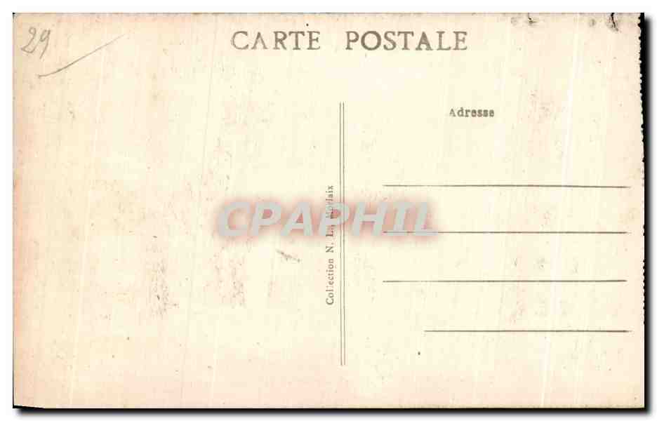 CPA Saint Thegonnec (Finistere) Retable de I Autel du Rosaire — Verso
