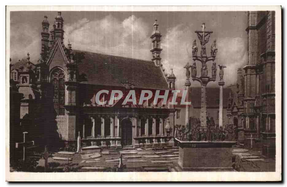 CPA Saint Thegonnec Le Calvaire et I Ossuaire