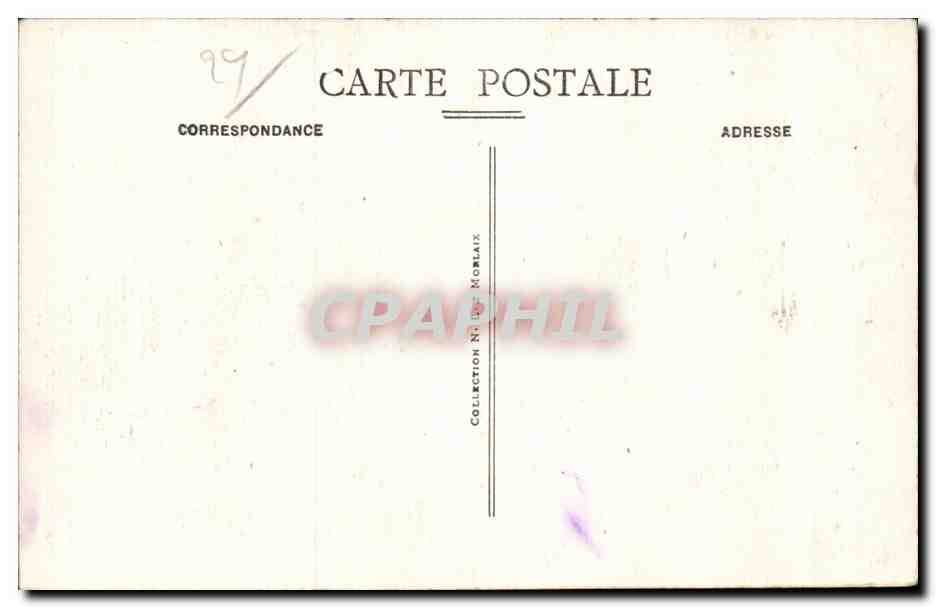 CPA Saint Thegonnec (Finistere) I Eglise Details de la Chaire a precher — Rückseite