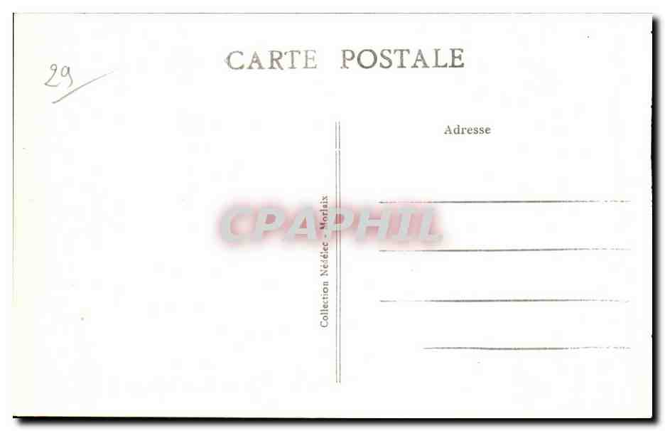 CPA Saint Thegonnec (Finistere) L Arc de Triomphe — Rückseite