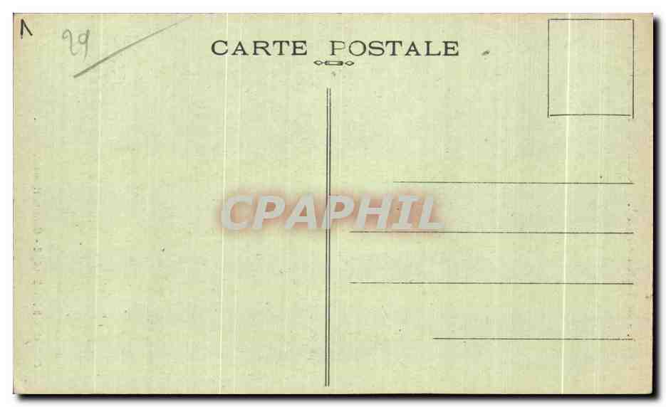 CPA Saint Thegonnec Calvaire face arrieve — Verso