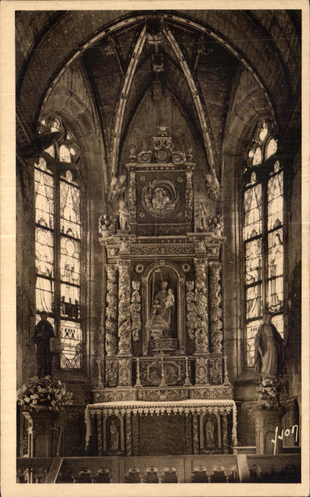 Autel de Saint-Joseph — Saint-Thégonnec (Finistère) — J. VON