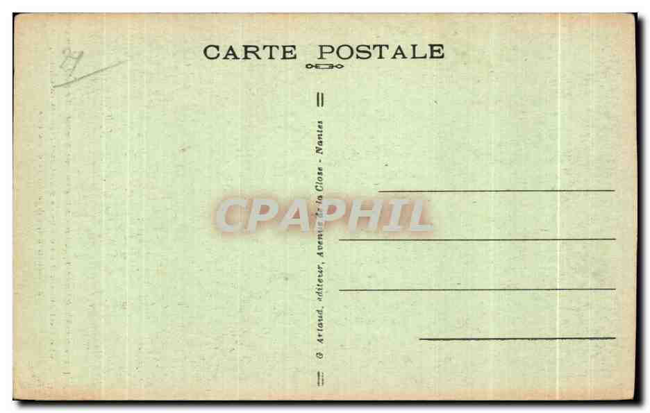 CPA Saint Herbot Chapelle de Saint Herbot Le Jube Cest a cet Autel que les queues de vaches sont deposees — Verso