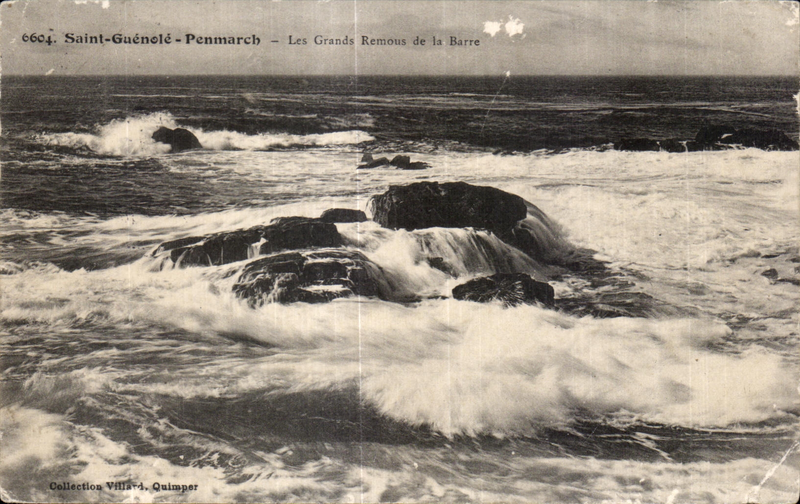 CPA Saint Guenole Penmarch Les Grands Remous de la Barre