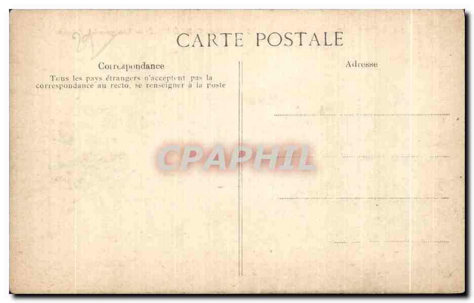 CPA La Bretagne Saint Guenole Les grandes Falaises — Rückseite