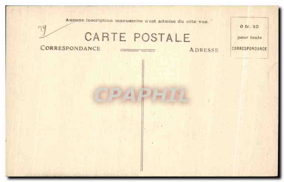 CPA Penmarch (Finistere) Abside de L Eglise St Nonna — Rückseite