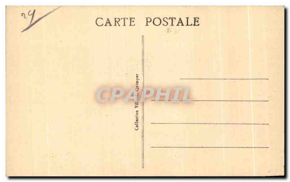 CPA Penmarch La Barre de St Guenole par Tempete — Rückseite
