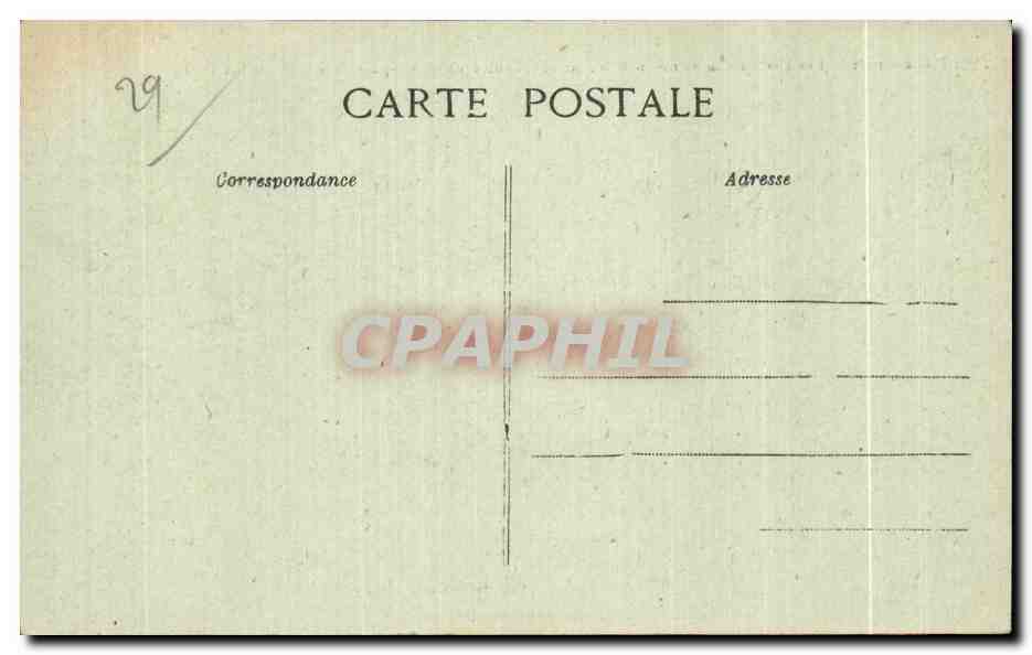 CPA Penmarch Les Rochers de Saint Guenole ou furent enlevees les cinq victimes le — Rückseite