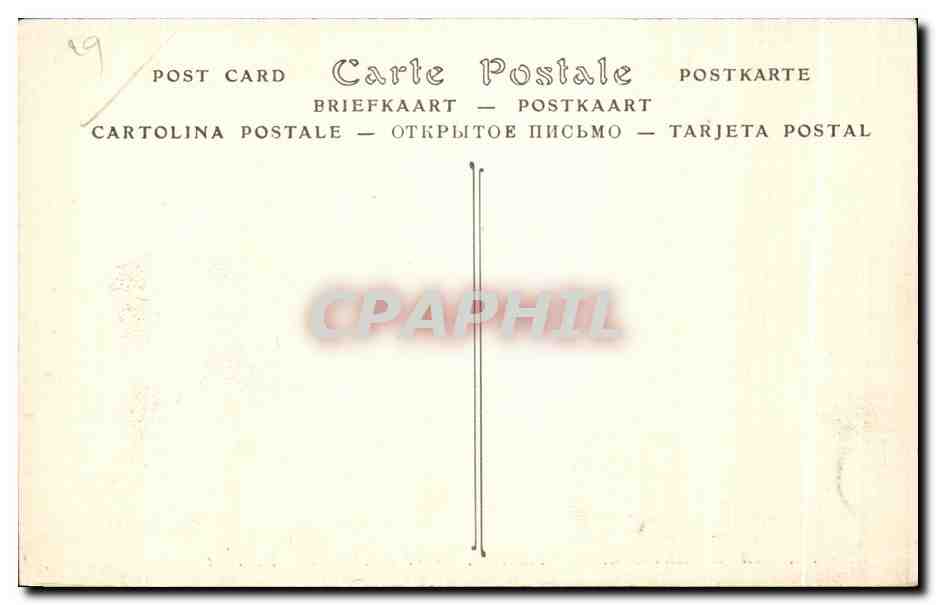 CPA Penmarc h Saint Guenole (Finistere) Vague en eventail — Rückseite