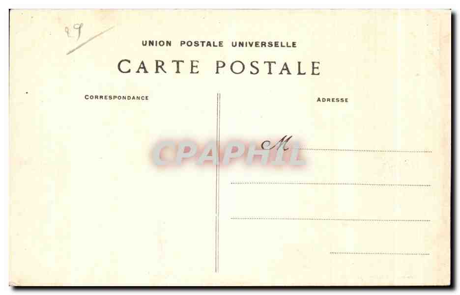 CPA Saint Guenole Penmarch Les Grands Remous de la Barre — Rückseite