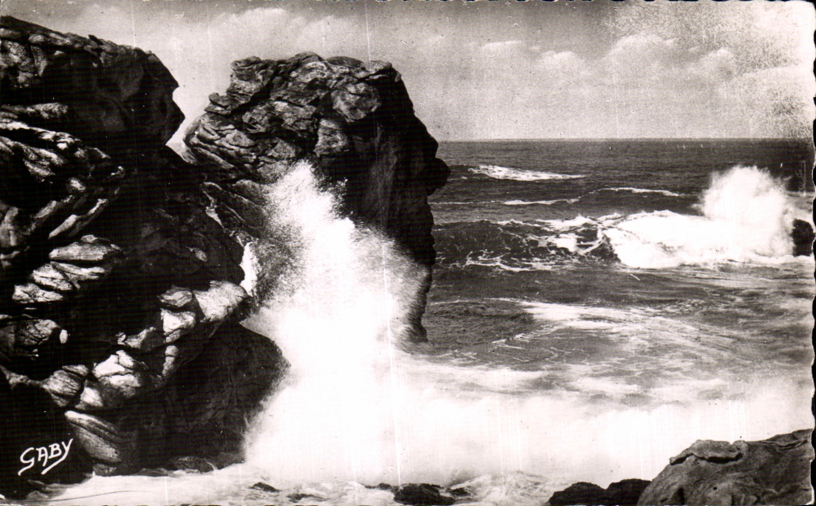 CPA Ile Vierge (Finistere) Rochers de la Cote Sauvage