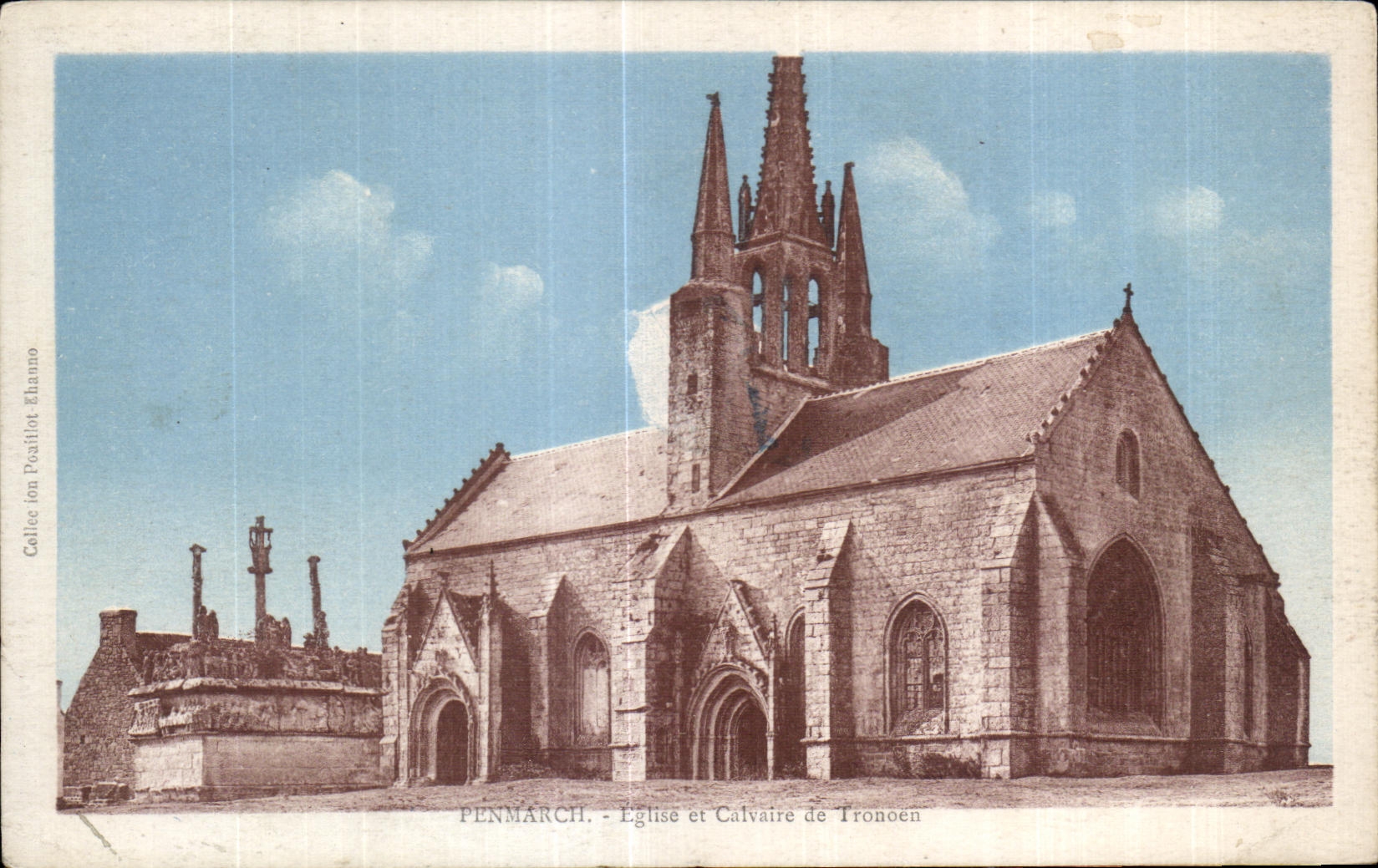 CPA Penmarch Eglise et Calvaire de Tronoen