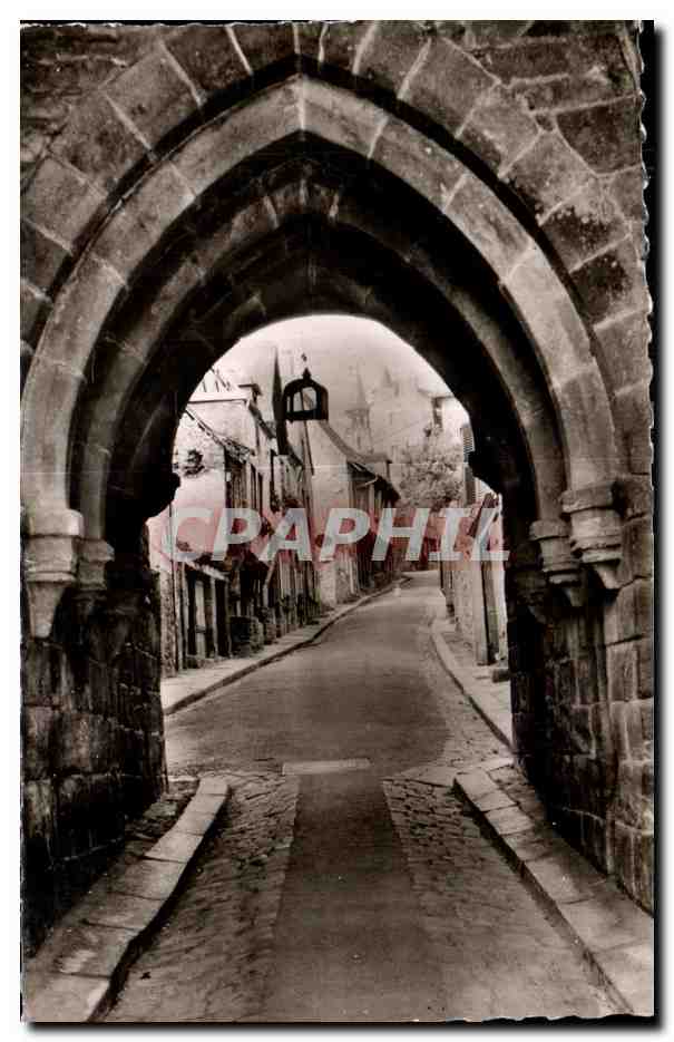 CPA Dinan La Porte et la Rue de Jersual