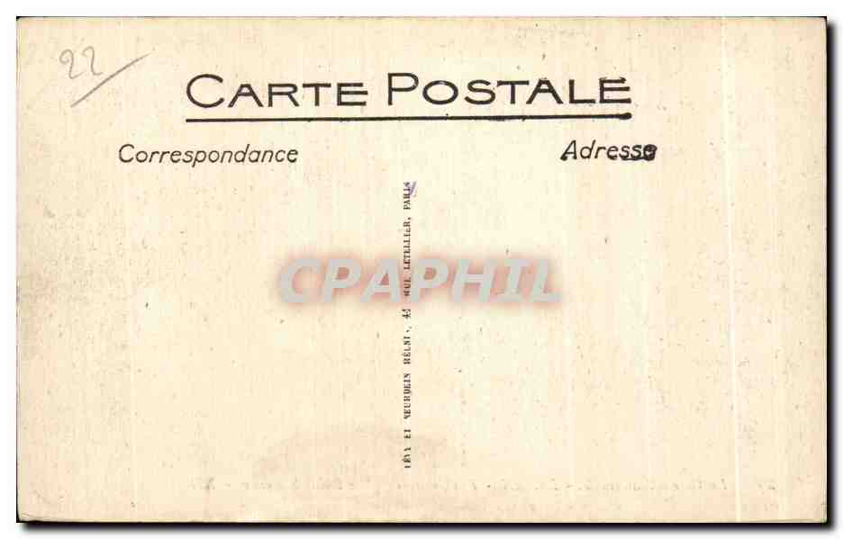 CPA Dinan Por tail de L Eglise Saint Sauveur — Rückseite